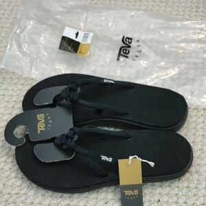 Teva Classic Black Flip Flops
